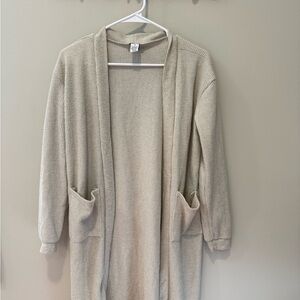 Women's Cream Sweater Cardigan